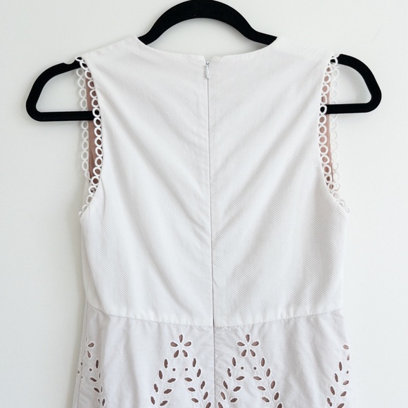 Stella McCartney Aline Broderie Anglaise White Eyelet Dress - Picture 13 of 16